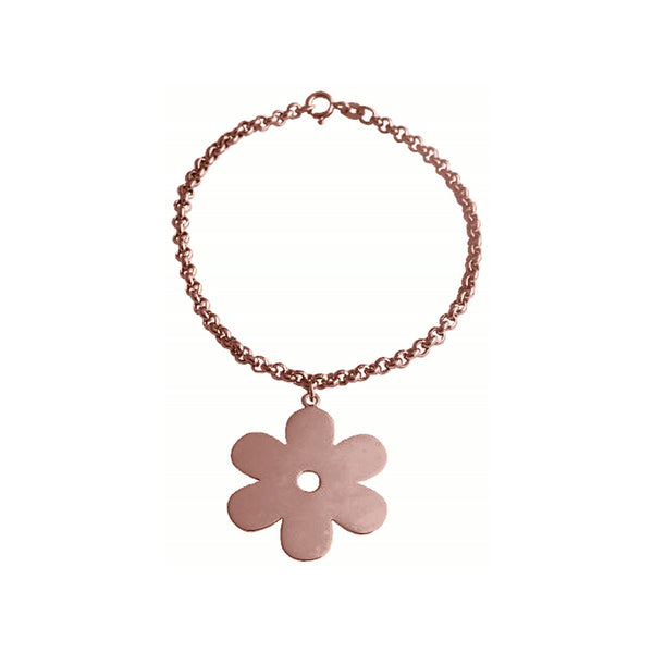 Solid Daisy Bracelet – Rose Gold
