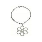 Open Daisy Bracelet – Sterling Silver