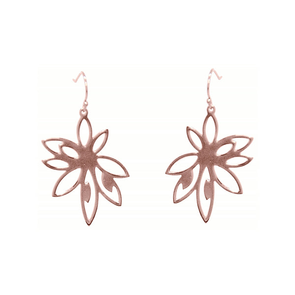 Bromelia Earrings – Rose Gold