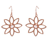 Namaqua Daisy Earrings – Rose Quartz, Rose Gold