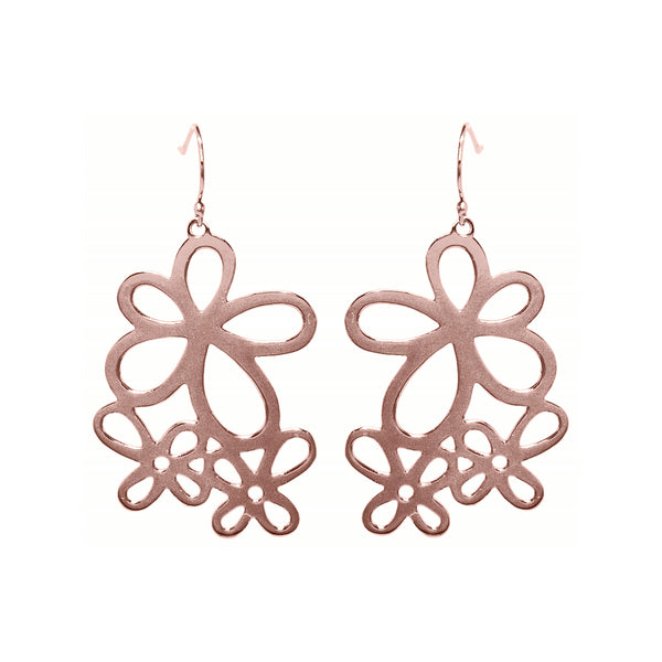 Jasmine Posy Earrings – Rose Gold