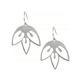 Tulip Flower Earrings – Sterling Silver