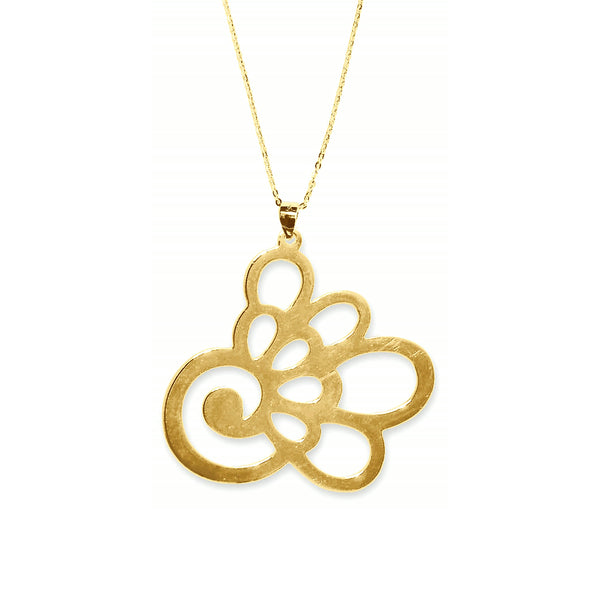 Hydrangea Necklace – Yellow Gold