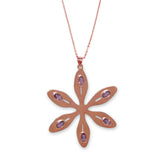 Agapanthus Necklace – Rose Quartz, Rose Gold