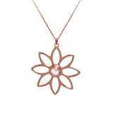 Namaqua Daisy Necklace – Rose Quartz, Rose Gold