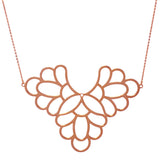 Freesia Big Necklace – Rose Gold
