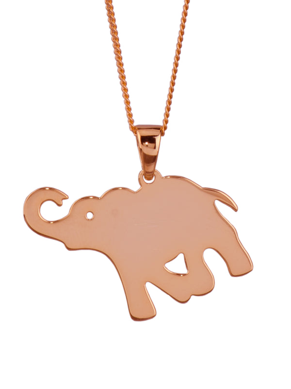 Elephant Necklace – Rose Gold