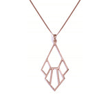 Tiger Lily Flower Necklace – Rose Gold