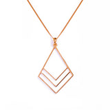 Bougainvillea Flower Necklace – Rose Gold