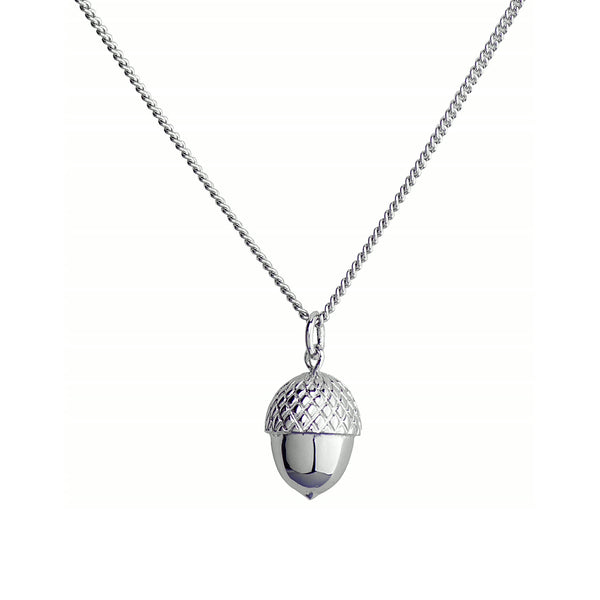 Acorn Necklace – Sterling Silver