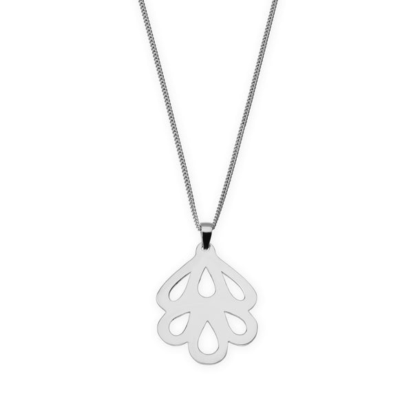 Lavender Flower Necklace – Sterling Silver