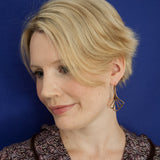 Petunia Earrings being worn