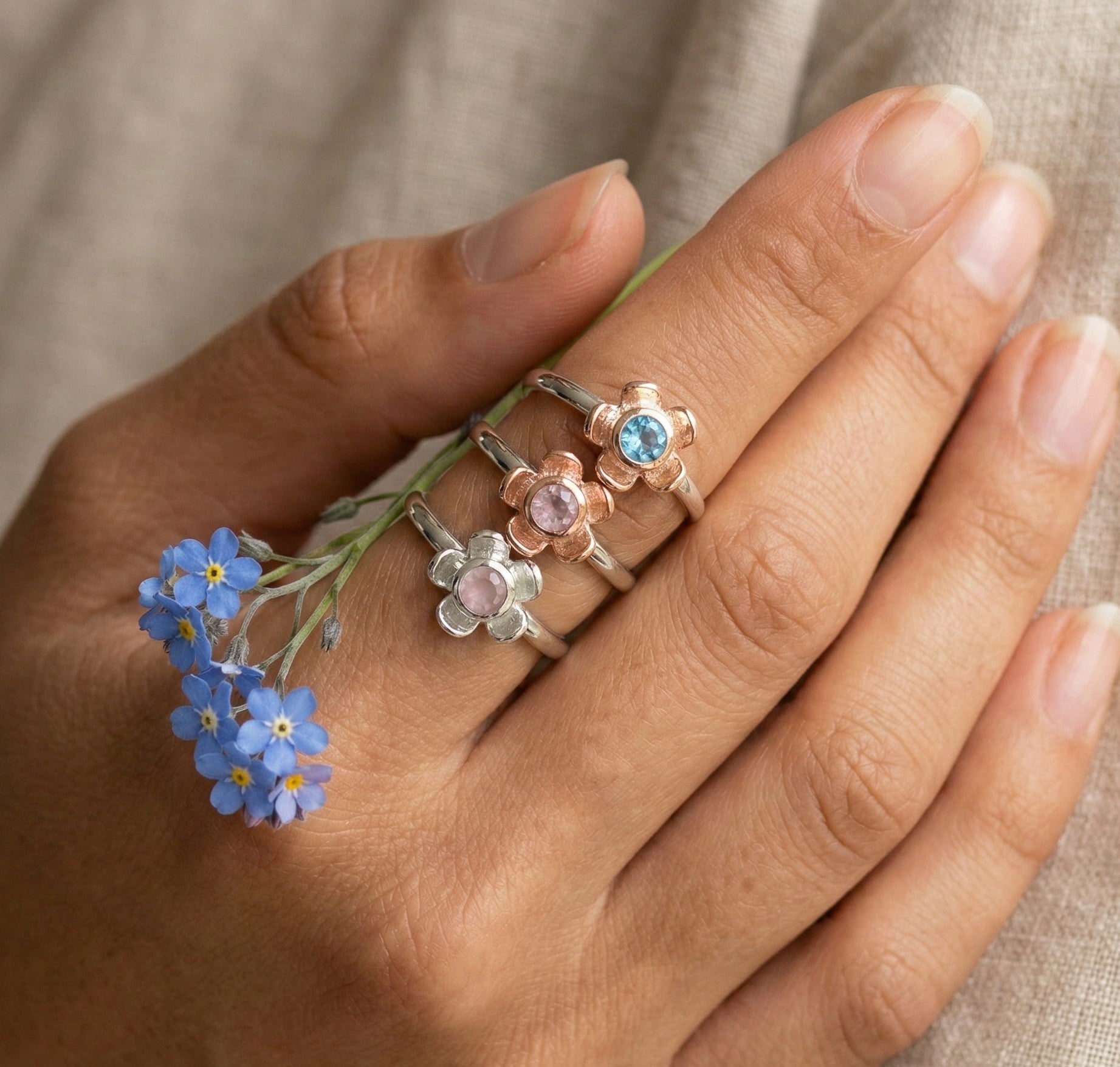 Forget Me Not Ring