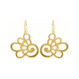 Hydrangea Earrings – Yellow Gold