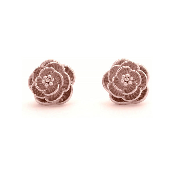 Camellia Earrings – Rose Gold