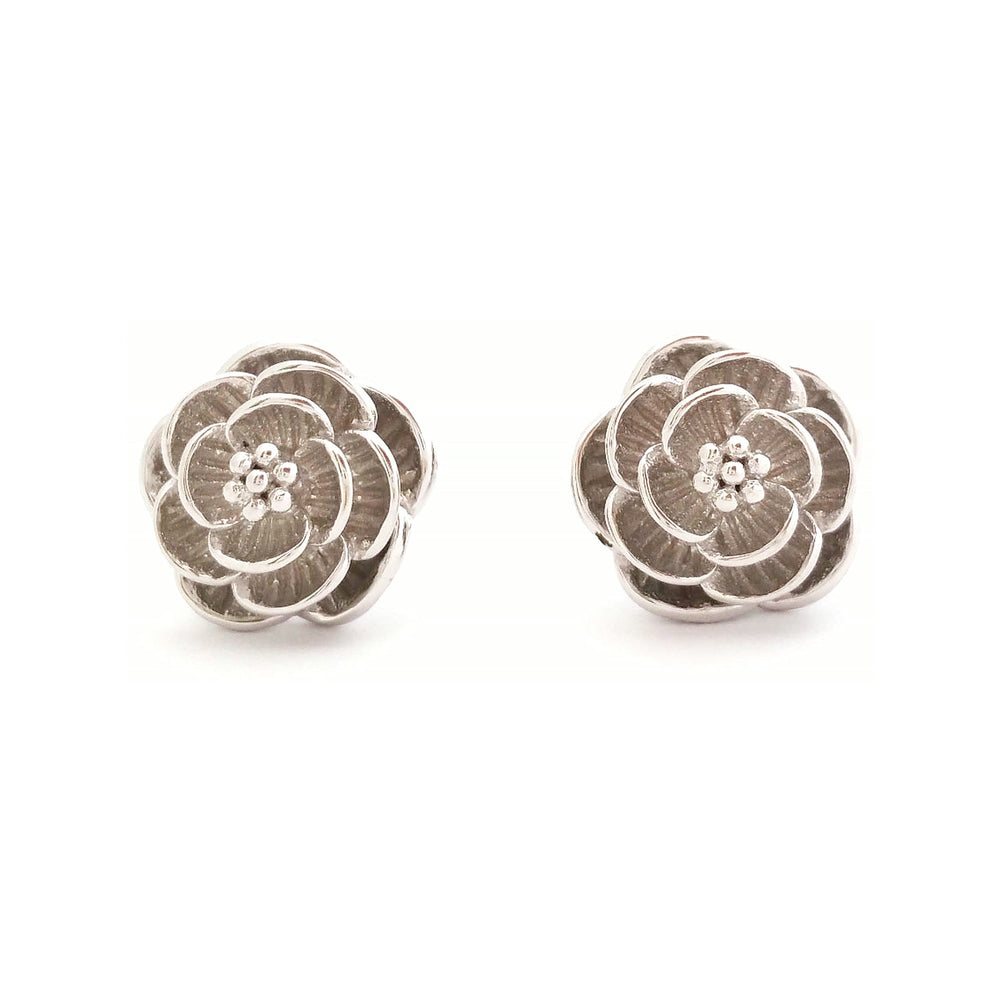 Camellia Earrings – Sterling Silver