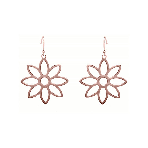 Namaqua Daisy Earrings – Rose Gold