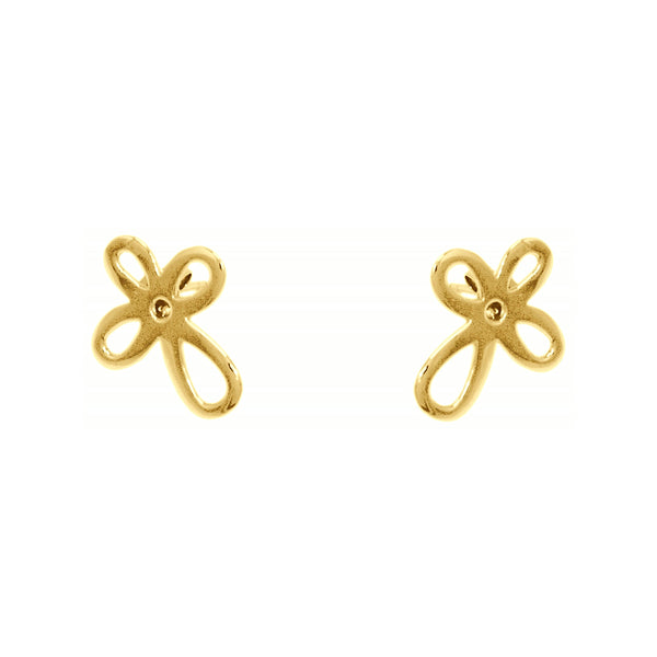 Jasmine Stud Earrings – Yellow Gold