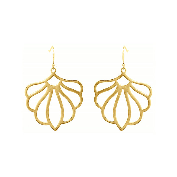 Peony Earrings – Yellow Gold