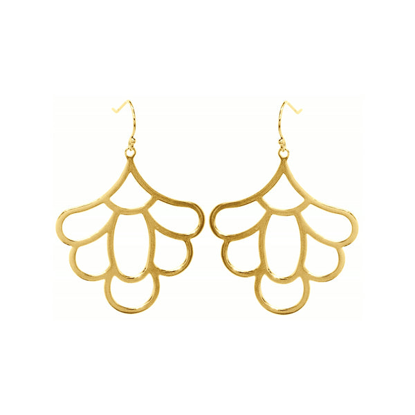 Freesia Earrings – Yellow Gold
