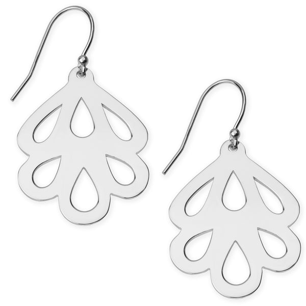 Lavender Flower Earrings – Sterling Silver