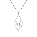 Tiger Lily Flower Necklace – Sterling Silver
