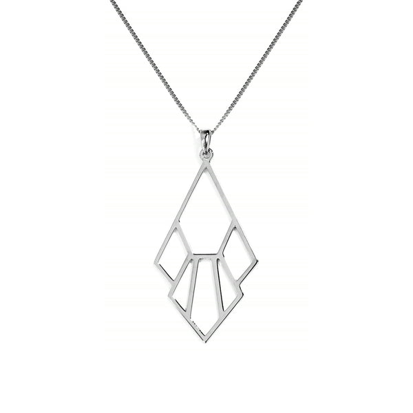 Tiger Lily Flower Necklace – Sterling Silver