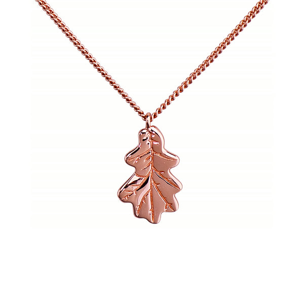 Oak Leaf Necklace – Sterling Silver