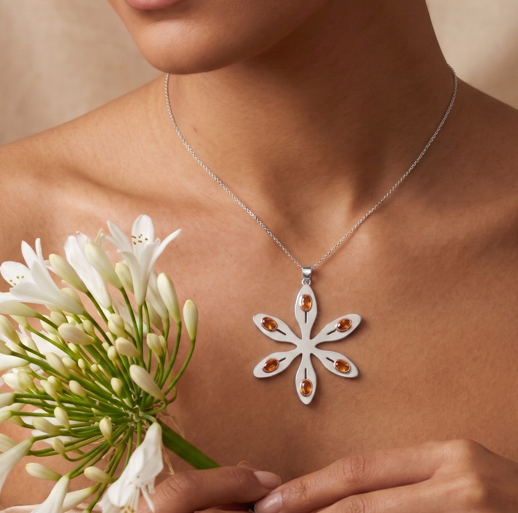 Agapanthus Necklace